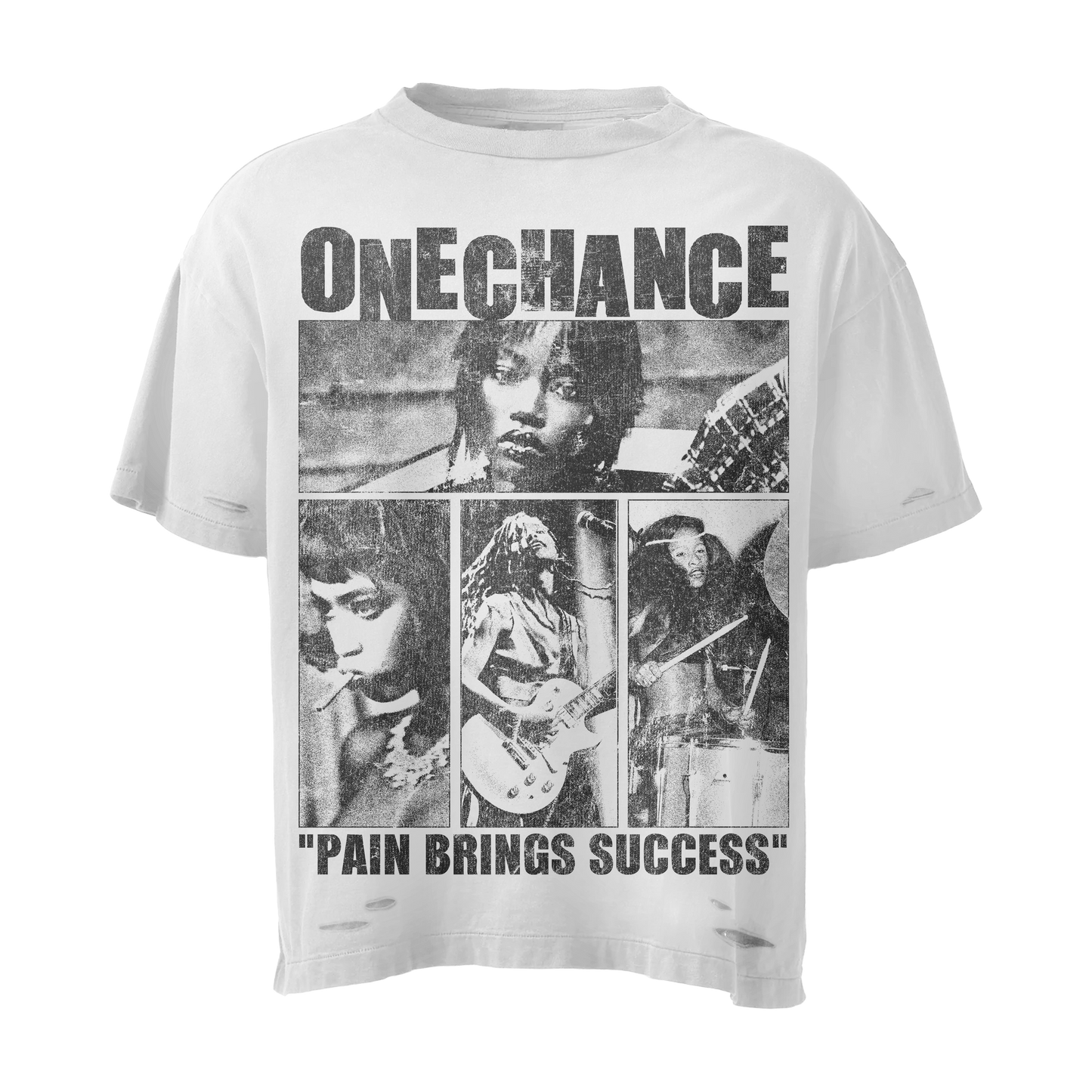 PAIN BRINGS SUCCESS WHITE TEE