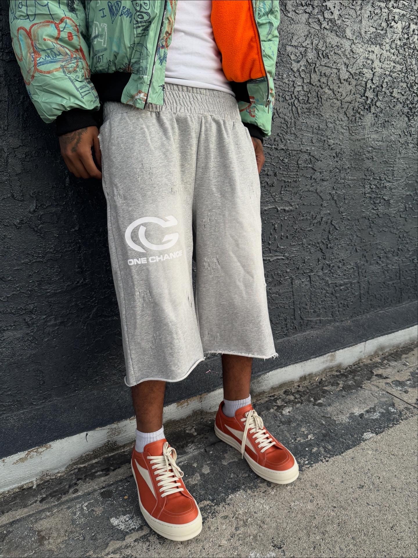 One Chance Grey Shorts