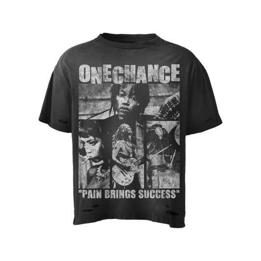 PAIN BRINGS SUCCESS BLACK TEE