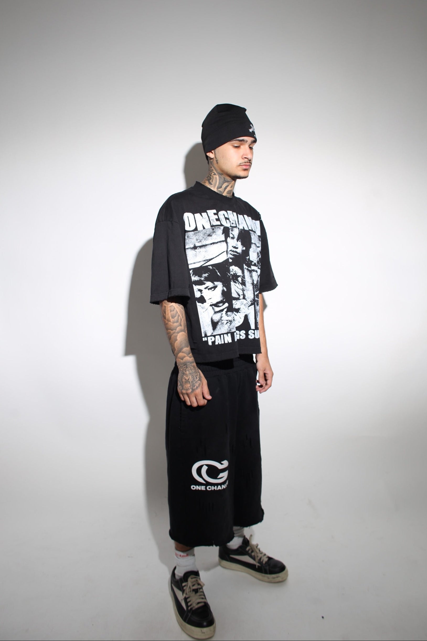 PBS Tee Black + OC Shorts
