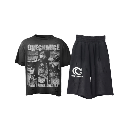 PBS Tee Black + OC Shorts